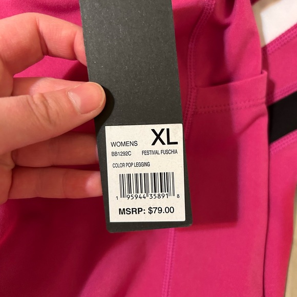 NWT BEBE SHOP SPORT LEGGINGS - Picture 4 of 7